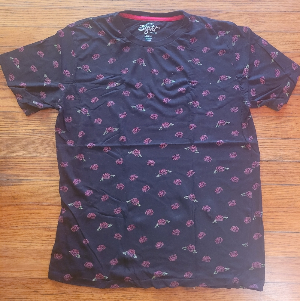 Eighty Eight brand Rose print Tee shirt